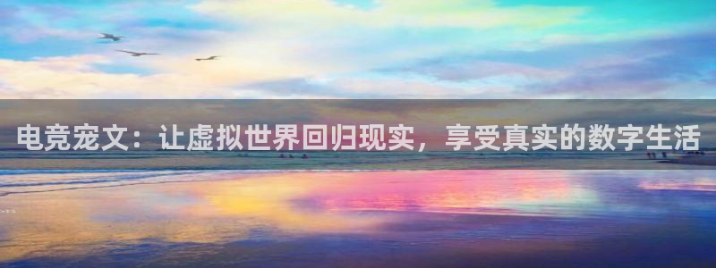 MK电竞：电竞宠文：让虚拟世界回归现实，享受真实的数字生活